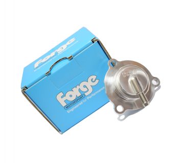 The image shows a white background with Forge Box accompanied by a Turbo Recirc Valve for the Focus ST225