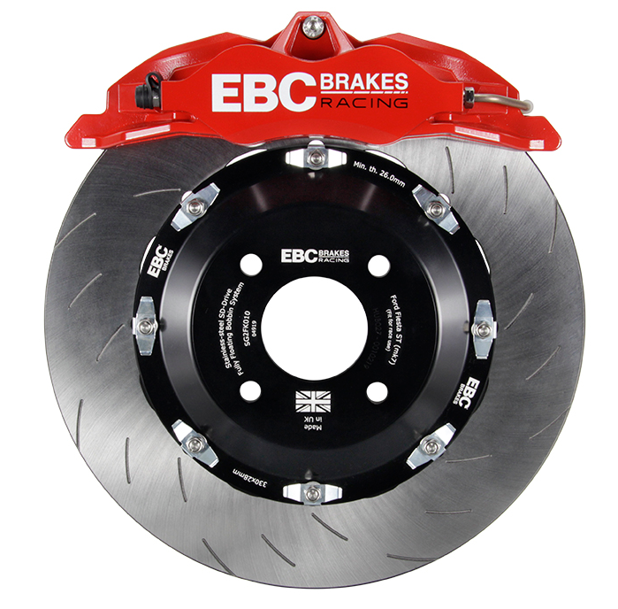 EBC-Brakes Disco Freno Posteriore In Acciaio Inossidabile Per Kawasaki ZG1200 Voyager XII (1986-2003), Pro-Lite Con Mozzo In Alluminio, Potenza Di Arresta Superiore - 2
