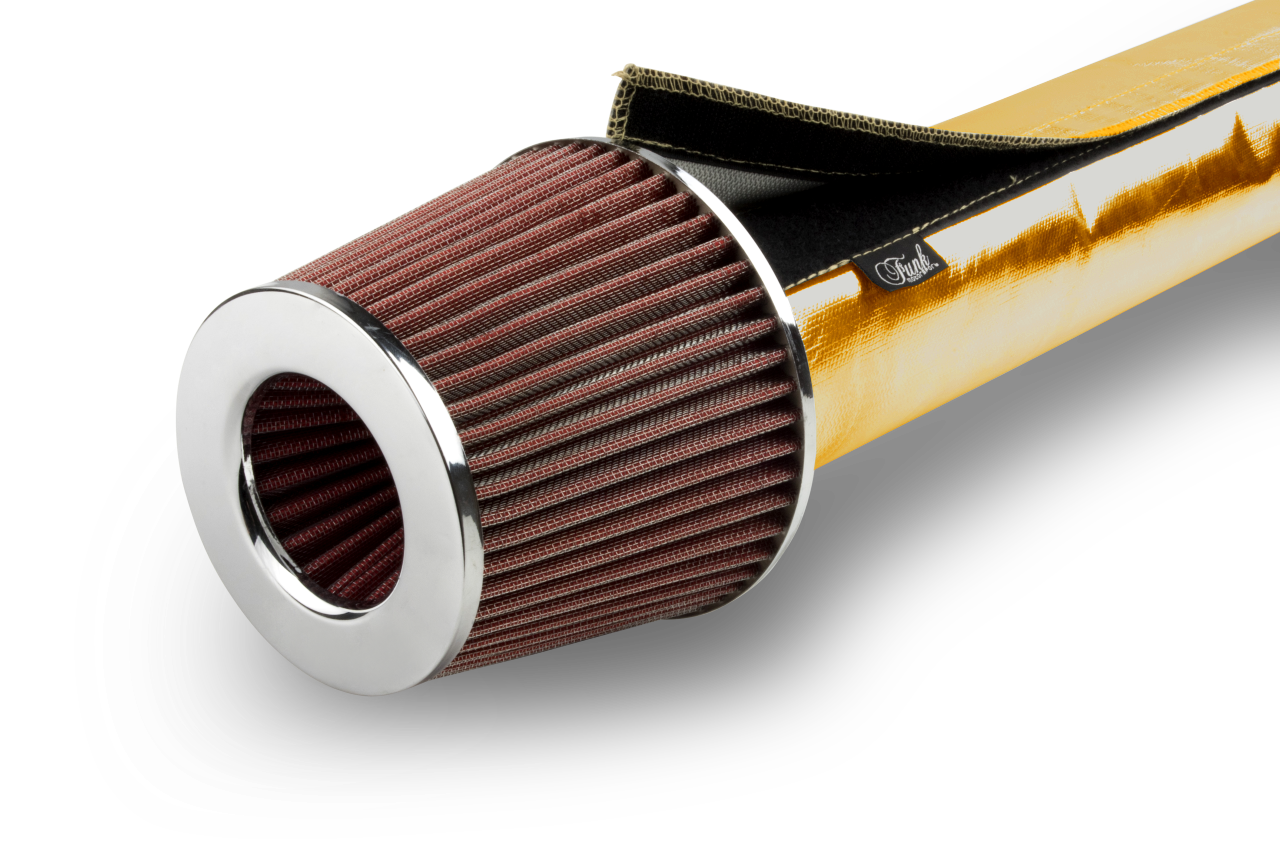 GOLD INDUCTION KIT HEAT BARRIER VELCRO SLEEVING Dreamscience Motorsport